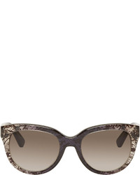 Женские серые солнцезащитные очки от Valentino