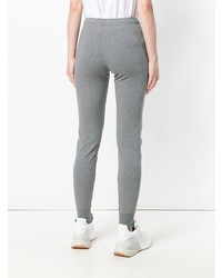 Женские серые спортивные штаны с принтом от Love Moschino