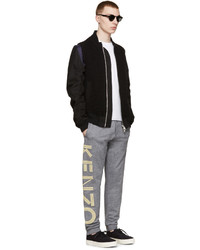 Мужские серые спортивные штаны от Kenzo