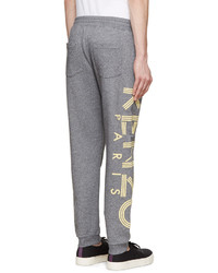 Мужские серые спортивные штаны от Kenzo