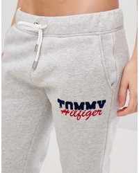 Женские серые спортивные штаны от Tommy Hilfiger