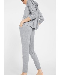 Женские серые спортивные штаны от Mango