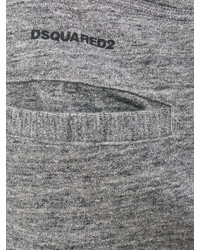 Мужские серые спортивные штаны от DSQUARED2