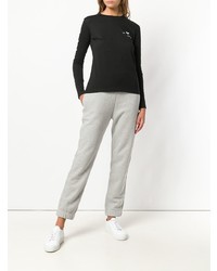 Женские серые спортивные штаны от Chiara Ferragni