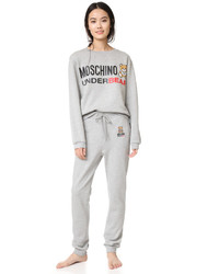 Женские серые спортивные штаны от Moschino