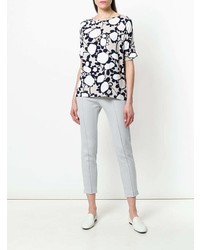 Серые узкие брюки от Le Tricot Perugia