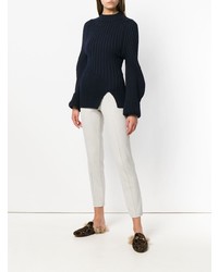 Серые узкие брюки от Cambio