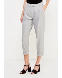 Серые узкие брюки от Emka