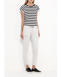 Серые узкие брюки от Gas