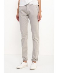 Серые узкие брюки от Gas