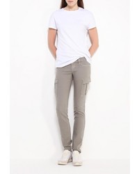 Серые узкие брюки от Gas