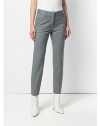 Серые узкие брюки от Piazza Sempione