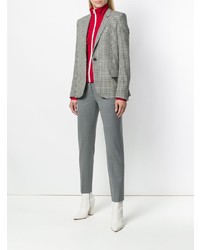 Серые узкие брюки от Piazza Sempione