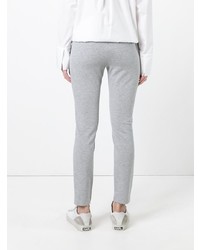 Серые узкие брюки от Theory