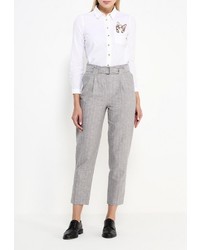 Серые узкие брюки от Topshop