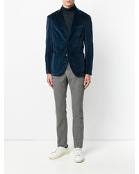 Мужские серые хлопковые брюки от Incotex