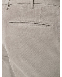 Мужские серые хлопковые брюки от Incotex
