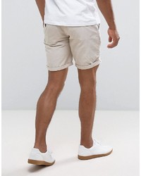 Мужские серые хлопковые шорты от Brave Soul