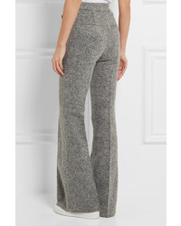 Серые шерстяные брюки-клеш от By Malene Birger