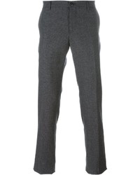 Серые шерстяные брюки чинос от Etro