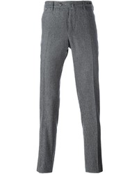 Серые шерстяные брюки чинос от Pt01