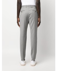 Серые шерстяные брюки чинос от Manuel Ritz