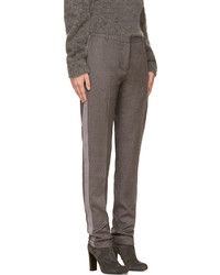 Женские серые шерстяные брюки от Richard Nicoll