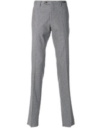 Мужские серые шерстяные брюки от Pt01