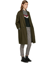 Женские серые шерстяные брюки от Isabel Marant