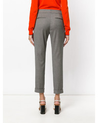 Женские серые шерстяные брюки от Etro