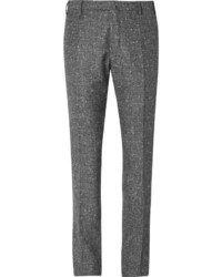 Мужские серые шерстяные классические брюки от Boglioli