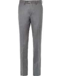 Мужские серые шерстяные классические брюки от Hackett