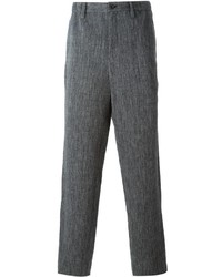 Мужские серые шерстяные классические брюки от Issey Miyake