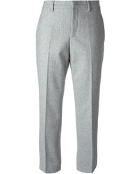 Женские серые шерстяные классические брюки от Jil Sander