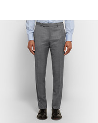Мужские серые шерстяные классические брюки от Paul Smith