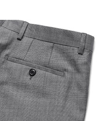 Мужские серые шерстяные классические брюки от Paul Smith