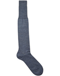 Мужские серые шерстяные носки