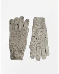 Мужские серые шерстяные перчатки от Asos