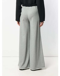Серые широкие брюки от T by Alexander Wang