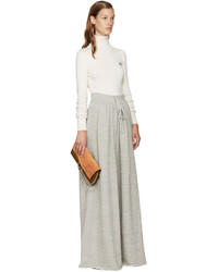 Серые широкие брюки от Chloé