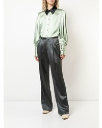 Серые широкие брюки от Jill Stuart