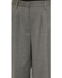 Серые широкие брюки от Viktor & Rolf