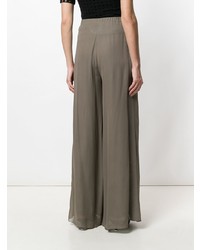 Серые широкие брюки от Pierantoniogaspari