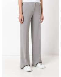 Серые широкие брюки от Alberto Biani