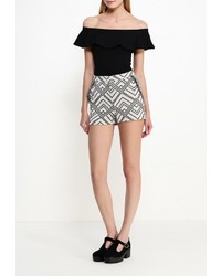 Женские серые шорты от Topshop