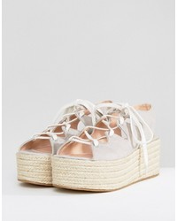 Женские серые эспадрильи от Pull&Bear