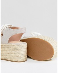 Женские серые эспадрильи от Pull&Bear