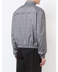 Мужской серый бомбер с принтом от Siki Im