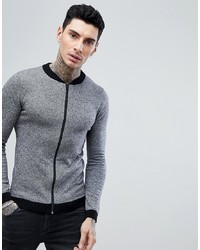 Мужской серый бомбер от ASOS DESIGN