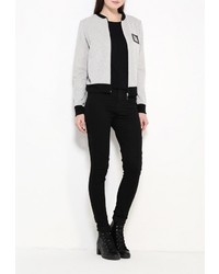 Женский серый бомбер от Aurora Firenze